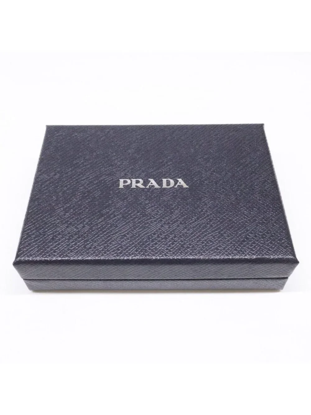 Prada 2 Triangle Coin Purse Black